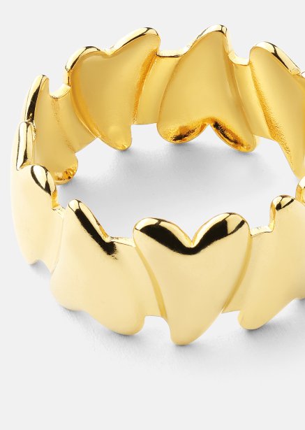 Ring Heartglow- 18k Forgyldt
