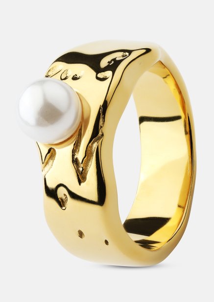 Ring Pearl Serenity - 18k Forgyldt
