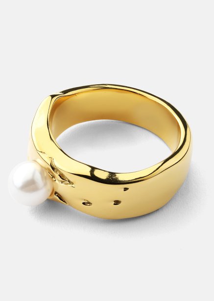 Ring Pearl Serenity - 18k Forgyldt
