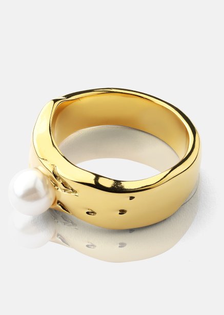 Ring Pearl Serenity - 18k Forgyldt
