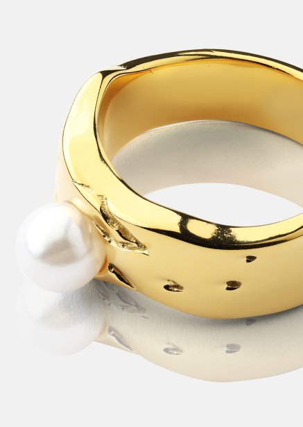 Ring Pearl Serenity - 18k Forgyldt
