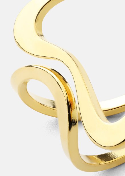 Ring Infinity Flow - 18k Forgyldt