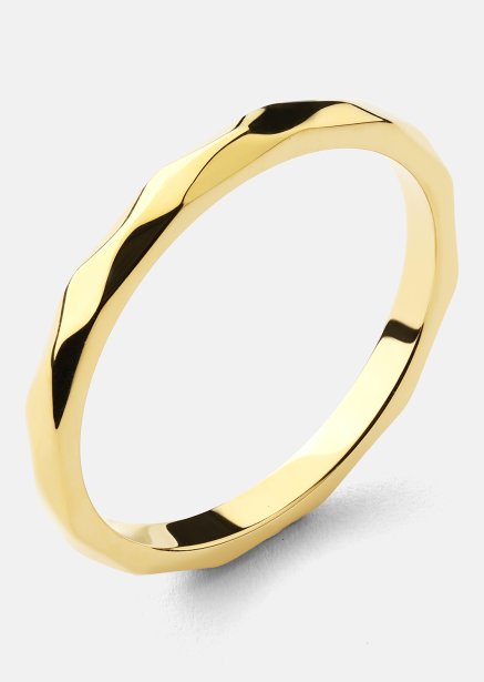 Ring Facet Gleam - 18k Forgyldt