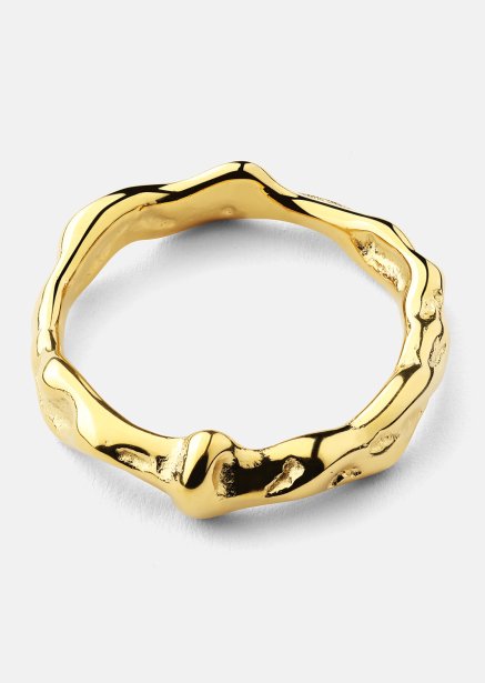 Ondula Ring - 18k Forgyldt