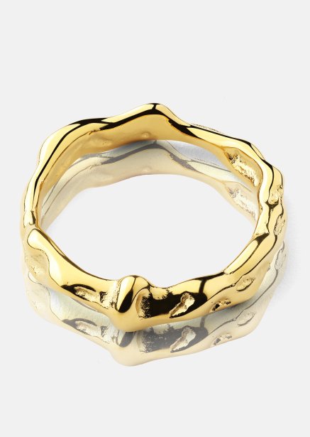 Ondula Ring - 18k Forgyldt