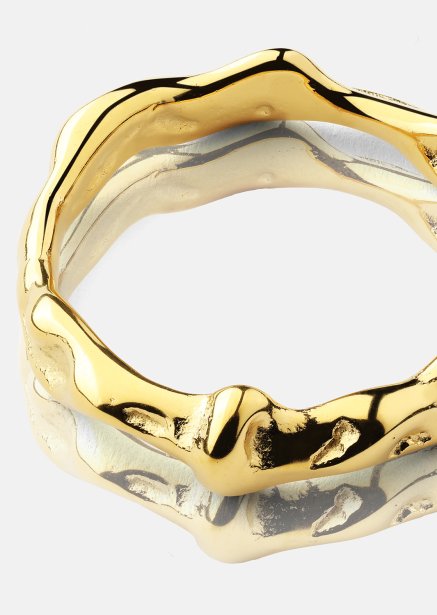 Ondula Ring - 18k Forgyldt