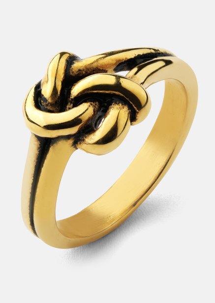 Ring Knot - 18k guldbelagt