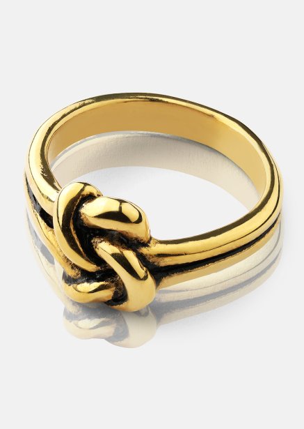 Ring Knot - 18k guldbelagt