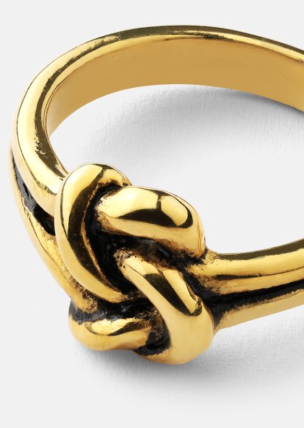 Ring Knot - 18k guldbelagt
