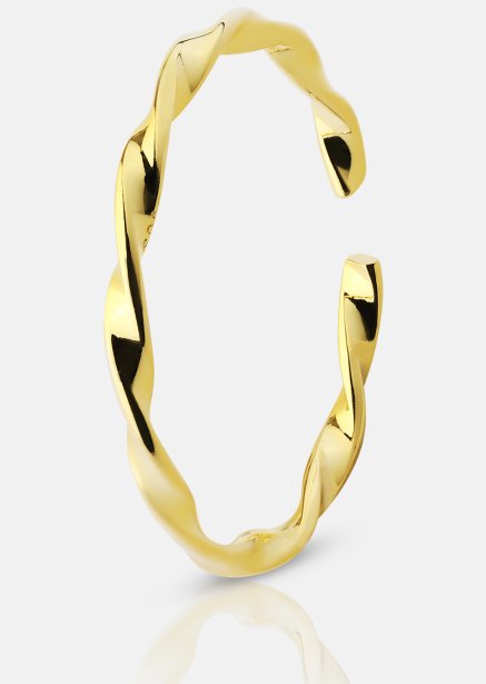 Ring Twist Whisper - 18k Forgyldt