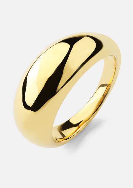 Ring Dome - 18k Forgyldt
