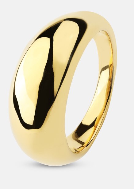 Ring Dome - 18k Forgyldt