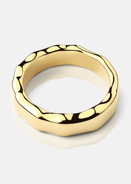 Ring Sculpted Flow - 18k Forgyldt
