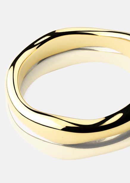 Ring Flow Ring Thin - 18k Forgyldt