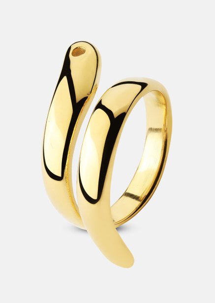 Ring Wave - 18k Forgyldt