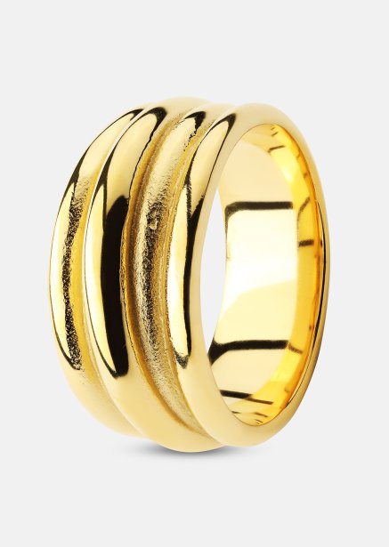Ring Aurora Bold - 18K Forgyldt