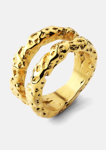 Ring Duo - 18K Forgyldt