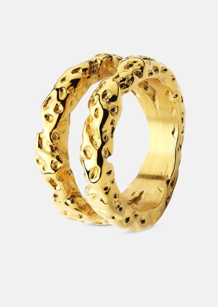 Ring Duo - 18K Forgyldt