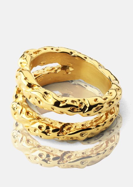 Ring Duo - 18K Forgyldt