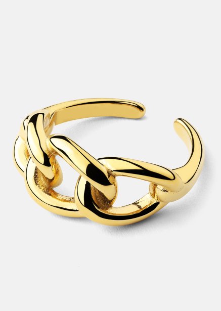 Ring Golden Link - 18K Forgyldt