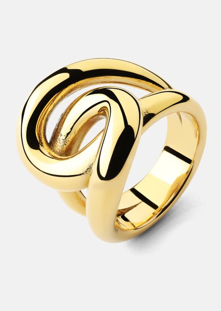 Ring Infinity Knot - 18k Forgyldt