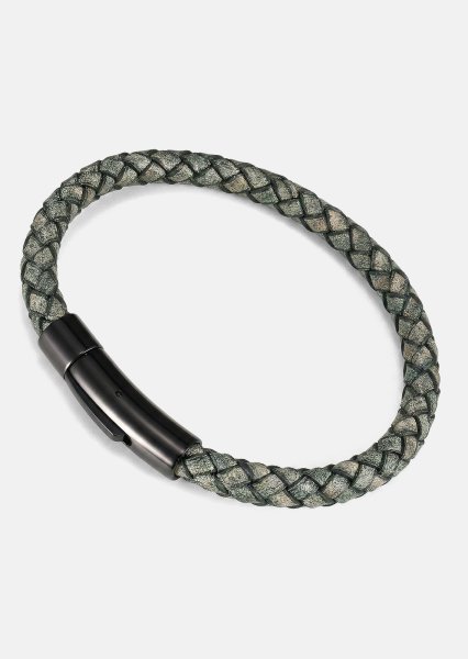 Læderarmbånd Talon Weave