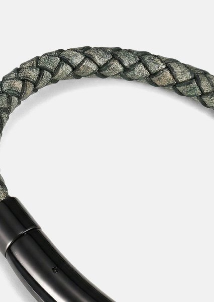 Læderarmbånd Talon Weave