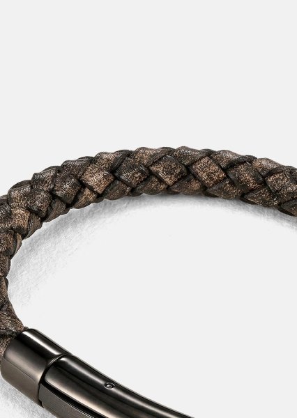 Læderarmbånd Vanguard Weave