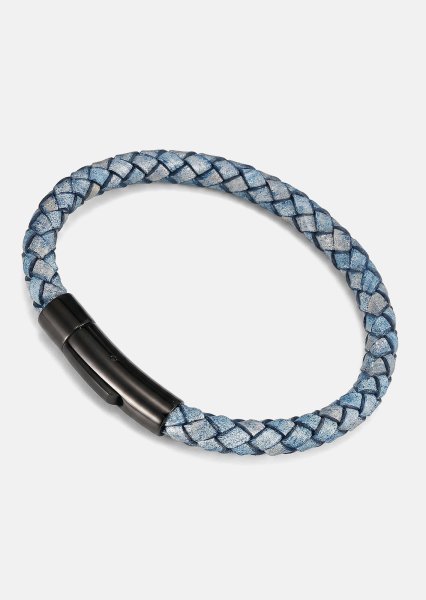 Læderarmbånd Ocean Weave