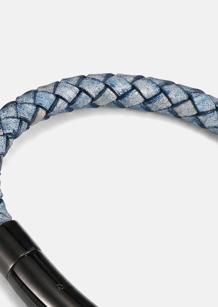 Læderarmbånd Ocean Weave