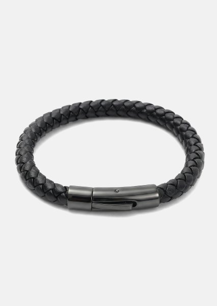 Læderarmbånd Noble Weave
