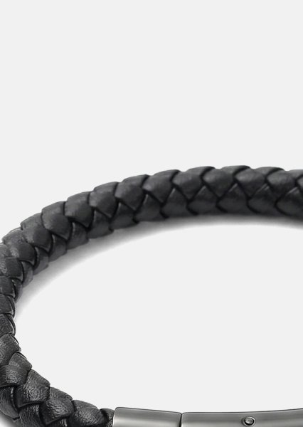 Læderarmbånd Noble Weave