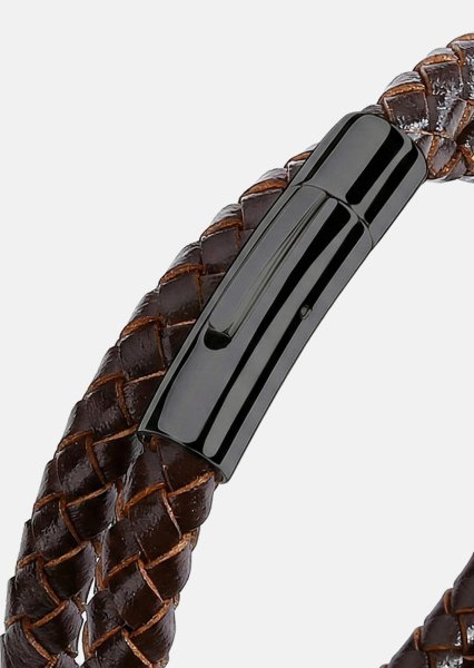 Læderarmbånd Vigor Weave