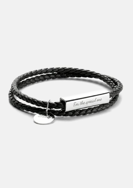 Læderarmbånd Titan Tapestry