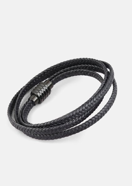 Læderarmbånd Raven Crest