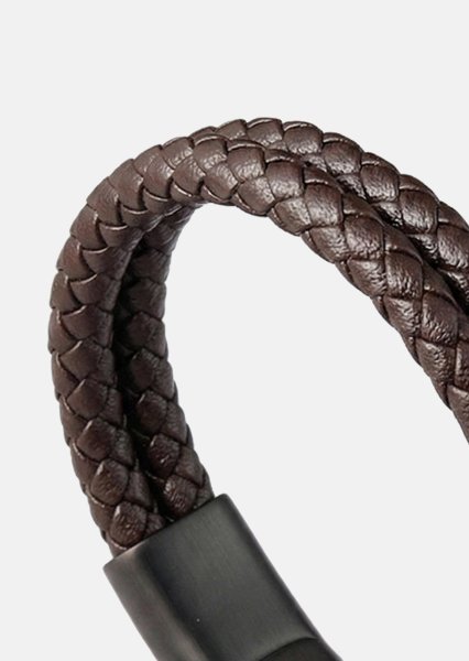 Læderarmbånd Cobra Twist