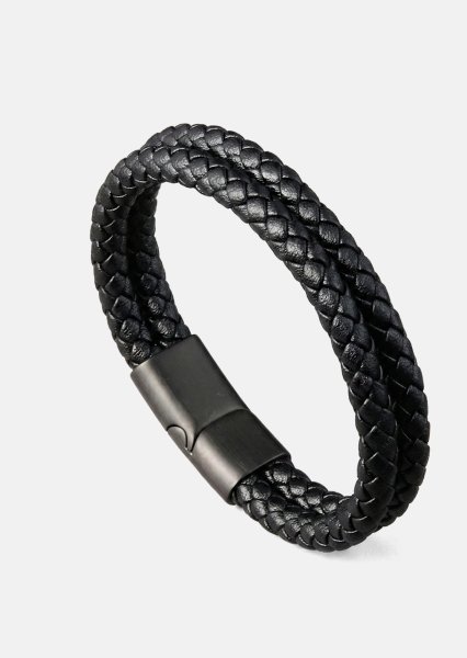 Læderarmbånd Titan Glint