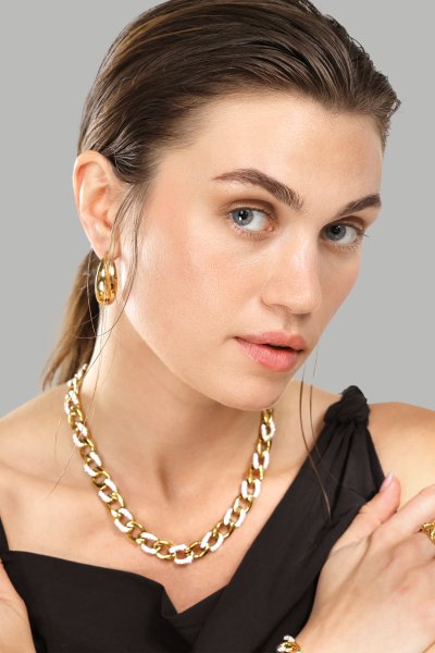 Ring Golden Link - 18K Forgyldt