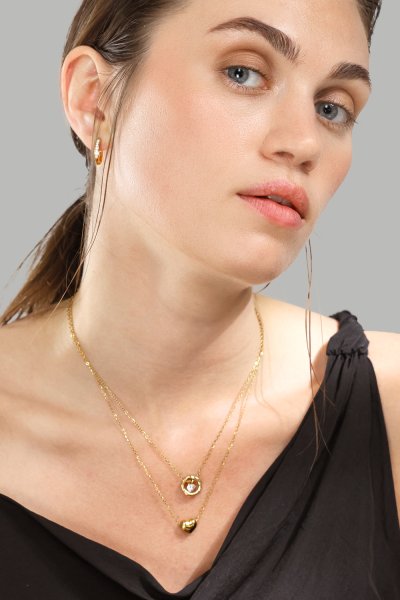 Halskæde Heart of Gold – 18k Gold Plated