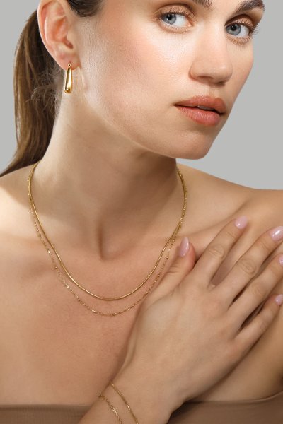 Armbånd Duo - 18k Forgyldt