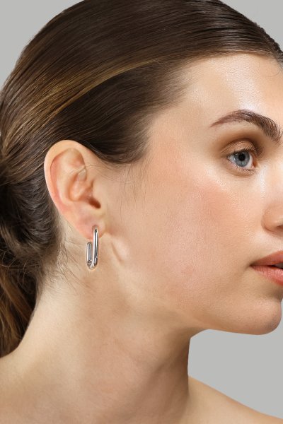 Ørering Chunky Rectangle - Steel