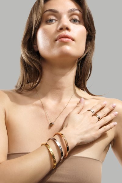 Ring Gloomy - 18k Rose Gold Plated