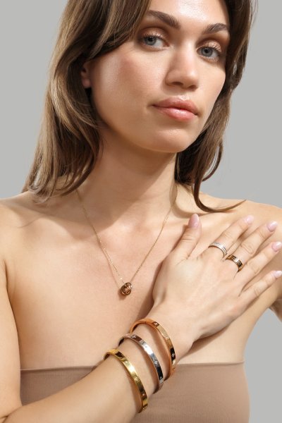 Ring Gloomy - 18k Rose Gold Plated