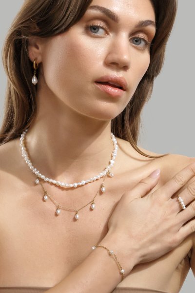 Ring Perla - 18k guldbelagt