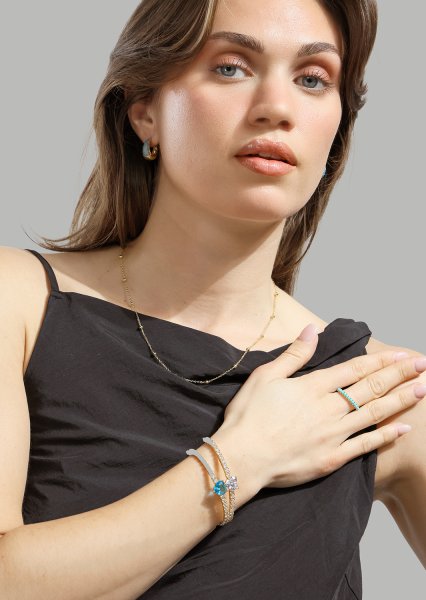 Armbånd Lunara Charm - 18k Forgyldt