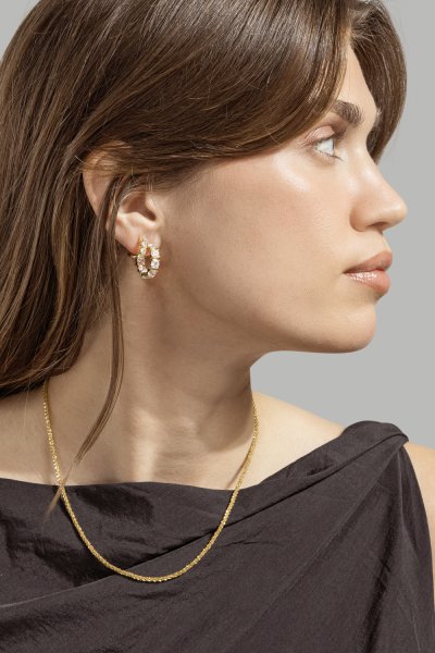 Halskæde Shimmer - 18k Forgyldt