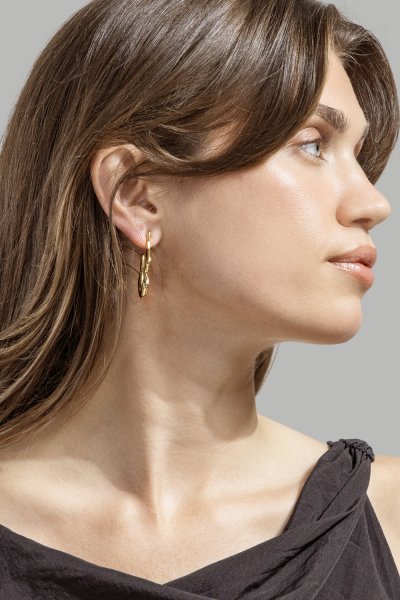 Ring Wave Gold - 18k guldbelagt