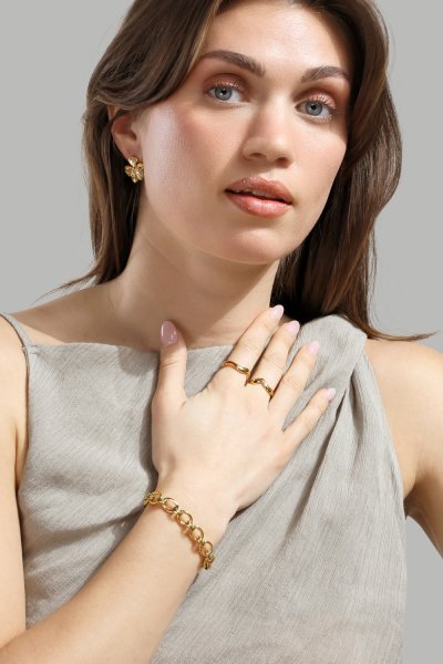 Armbånd The link - 18k Forgyldt