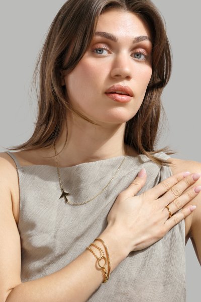 Ring Facet Gleam - 18k Forgyldt