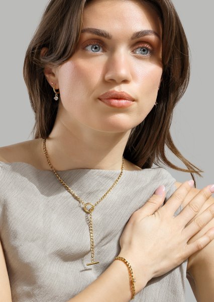 Ørering Celeste Drops - 18k Forgyldt